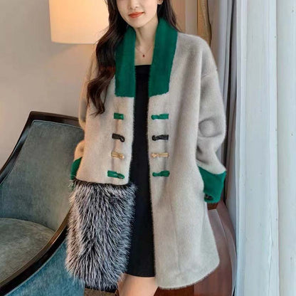❄️Winter Specials❄️ Women's Elegant Faux Fur Button-Down Coat