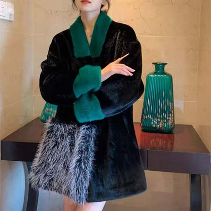 ❄️Winter Specials❄️ Women's Elegant Faux Fur Button-Down Coat