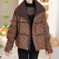 ❄️Winter Specials❄️ Women's Fashion Houndstooth Padded Jacket