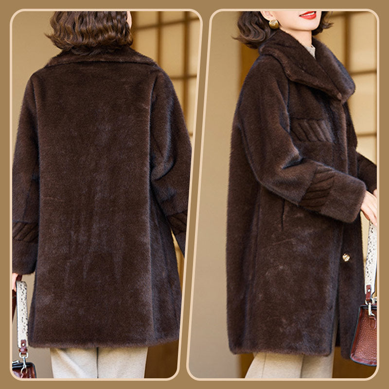 ❄️Winter Specials❄️ Women's Faux Mink Fur Coat