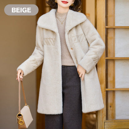 ❄️Winter Specials❄️ Women's Faux Mink Fur Coat