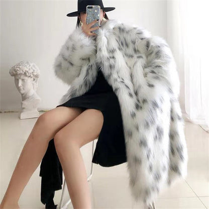 ❄️Winter Specials❄️ Women's Faux Fur Open Front Overcoat