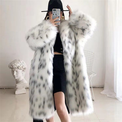 ❄️Winter Specials❄️ Women's Faux Fur Open Front Overcoat