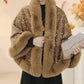 ❄️Winter Specials❄️ Women's Elegant Faux Fur Sequined Shawl Wrap