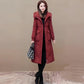 ❄️Winter Specials❄️ Medium-Length Thickened Hooded Lapel Cotton Coat