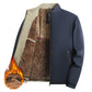 ❄️Winter Specials❄️ Men's Warm Stand Collar Full Zip Work Jacket