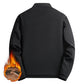 ❄️Winter Specials❄️ Men's Warm Stand Collar Full Zip Work Jacket