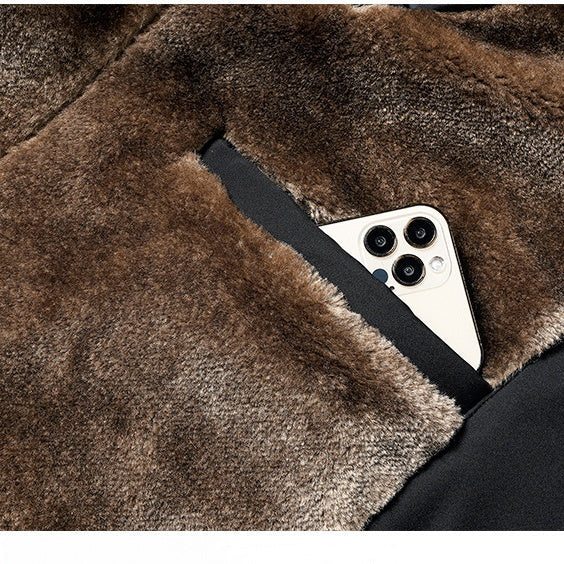 ❄️Winter Specials❄️ Men's Warm Stand Collar Full Zip Work Jacket