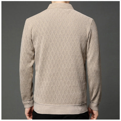 ❄️Winter Specials❄️ Men's Plush-Lined Mock Layered Lapel Shirt