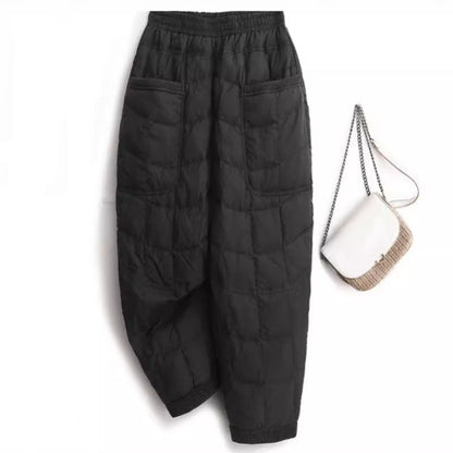 ❄️Winter Specials❄️ Warm Loose Fit Elastic Waist Casual Pants