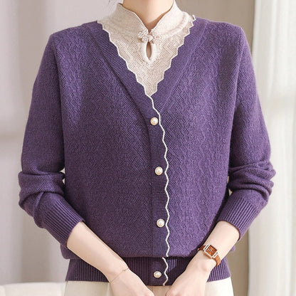 🔥2025 HOT SALE🔥 Women's Casual Warm Long Sleeve Knit Sweater