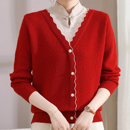 🔥2025 HOT SALE🔥 Women's Casual Warm Long Sleeve Knit Sweater