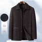 Men's Casual Thick Chenille Lapel Buttoned Jacket