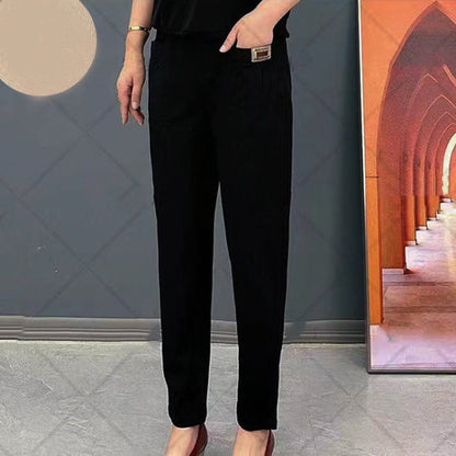 🔥2025 HOT SALE🔥 Women's Elastic Waist Cotton Pants