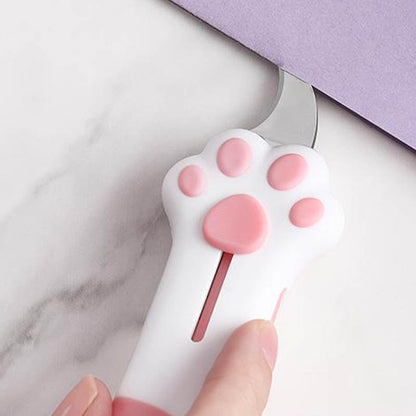 🔥2025 HOT SALE🔥 Cute Cat Claw Retractable Knife Box Cutter