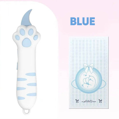 🔥2025 HOT SALE🔥 Cute Cat Claw Retractable Knife Box Cutter