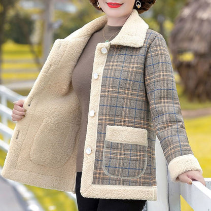 ❄️Winter Specials❄️ Warm Women's Thickened Plaid Jacket