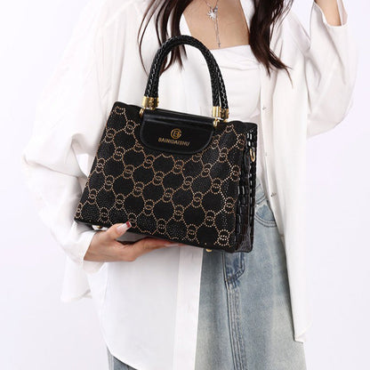 🔥2025 HOT SALE🔥 Women’s Luxury 3-Compartment Handbag with Shoulder Strap