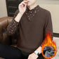 🔥2025 HOT SALE🔥 Men's Casual Warm Long Sleeve Faux Two-Piece Top