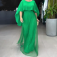 🔥2025 HOT SALE🔥 Comfortable Plus-Size Dress with Shawl Sleeves