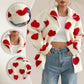 ❄️Winter Specials❄️ Women’s Warm Heart Print Full Zip Coats