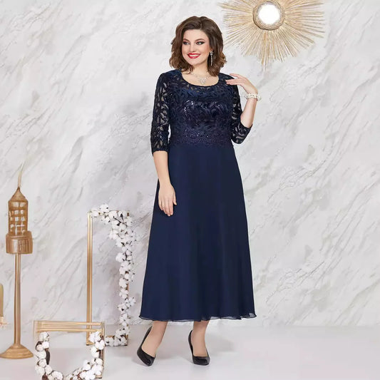 🌸Spring Specials🌸 Elegance Lace Plus-Size Dress