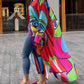 🔥2025 HOT SALE🔥 Personalized abstract MAXI SHIRT DRESS