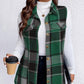 🌸Spring Specials🌸 Women's Plaid Button Down Vest Shirt with Pockets