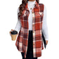 🌸Spring Specials🌸 Women's Plaid Button Down Vest Shirt with Pockets