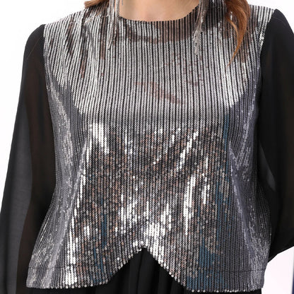 🌸Spring Specials🌸 Women's Elegant Sequins Chiffon Dress