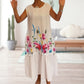 🌸Spring Specials🌸 Women's Loose Round Neck Sleeveless Floral Dress