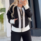 🌸Spring Specials🌸 Women's Trendy Zip-Up Jacket & Pants 2-Piece Set