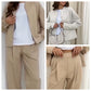 🌸Spring Specials🌸 Solid Color Button Front Jacket & Pants Set