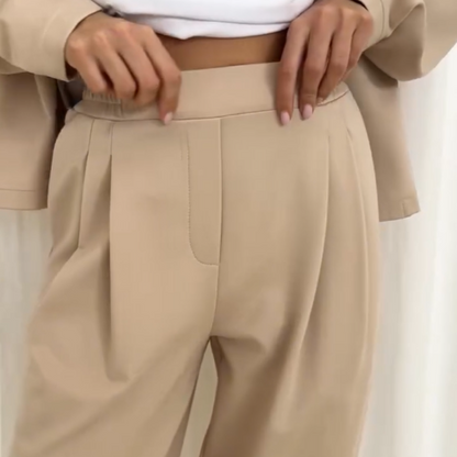 🌸Spring Specials🌸 Solid Color Button Front Jacket & Pants Set
