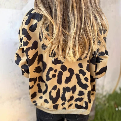 🌸Spring Specials🌸 Women's Leopard Print Zip Up Jacket