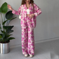 🌸Spring Specials🌸 Printed Set Lapel Shirt & Wide Leg Pants
