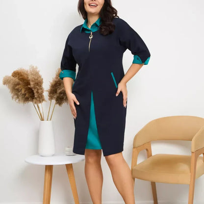 🌸Spring Specials🌸 Women's Plus Size Work Dress with Pockets
