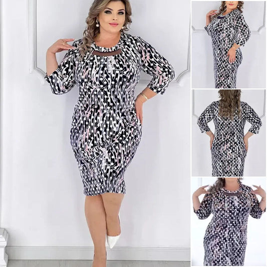 🌸Spring Specials🌸 Women's Casual Fashion Printed Midi Dress