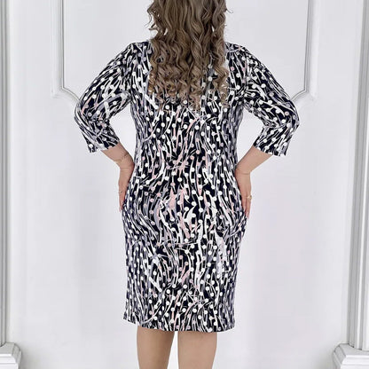 🌸Spring Specials🌸 Women's Casual Fashion Printed Midi Dress