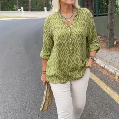 🌸Spring Specials🌸 Women's Fashion Loose Long Sleeve Button Top