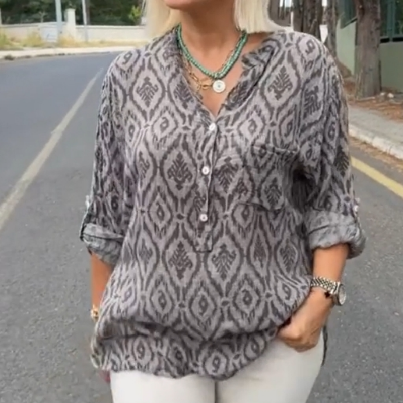 🌸Spring Specials🌸 Women's Fashion Loose Long Sleeve Button Top