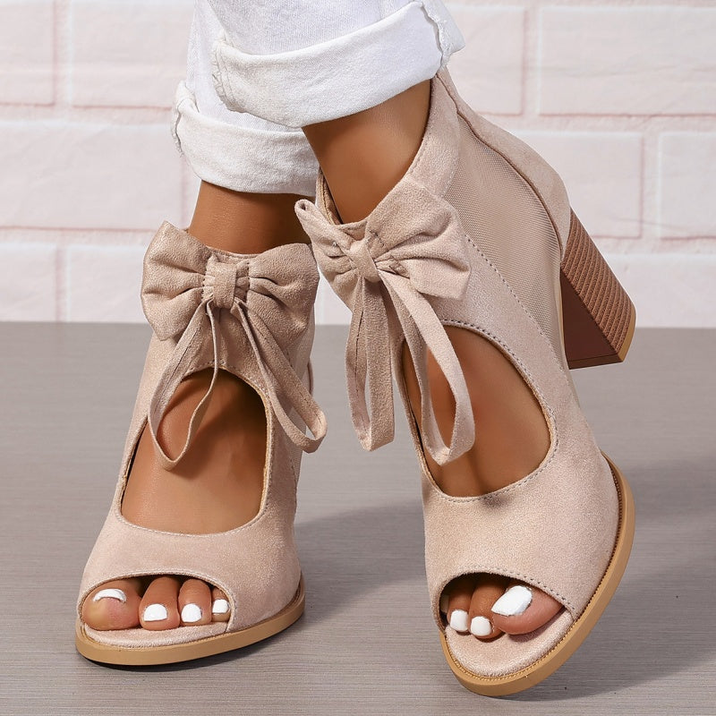 🌸Spring Specials💐 Women’s Bow Open-Toe Chunky Heel Sandals