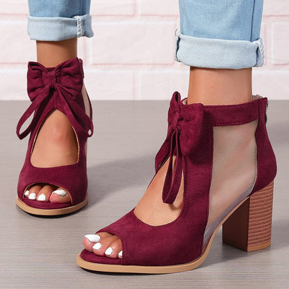 🌸Spring Specials💐 Women’s Bow Open-Toe Chunky Heel Sandals