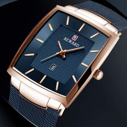⏳Time-limited Special⌛Men’s Ultra-thin Square Mesh Belt Quartz Watch
