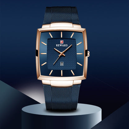 ⏳Time-limited Special⌛Men’s Ultra-thin Square Mesh Belt Quartz Watch
