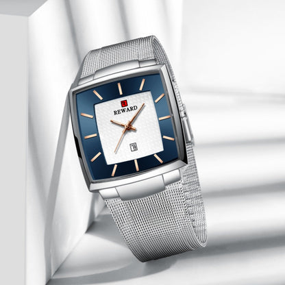 ⏳Time-limited Special⌛Men’s Ultra-thin Square Mesh Belt Quartz Watch
