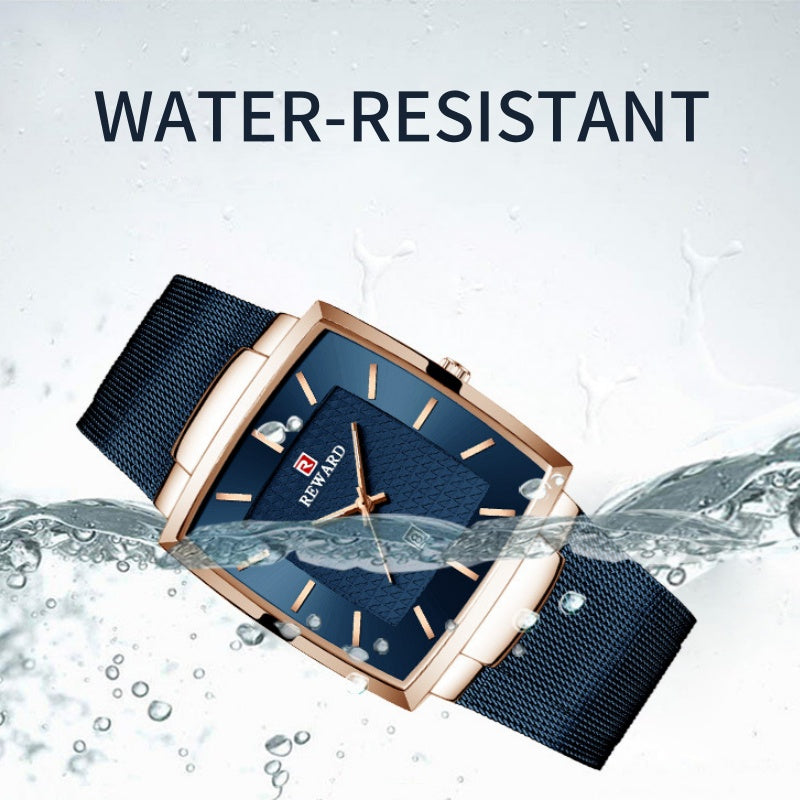 ⏳Time-limited Special⌛Men’s Ultra-thin Square Mesh Belt Quartz Watch