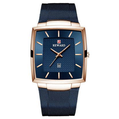 ⏳Time-limited Special⌛Men’s Ultra-thin Square Mesh Belt Quartz Watch
