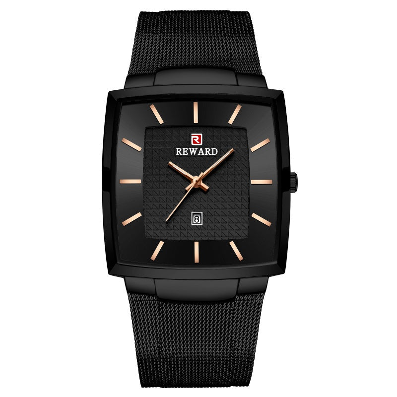 ⏳Time-limited Special⌛Men’s Ultra-thin Square Mesh Belt Quartz Watch