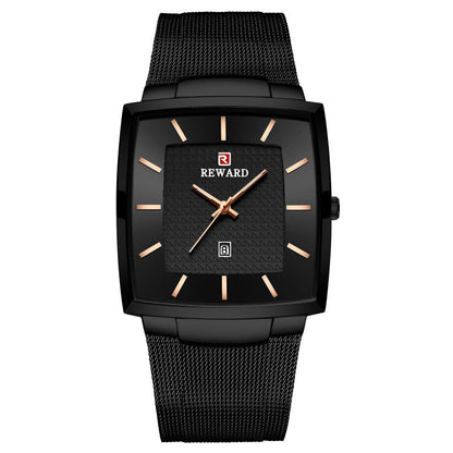 ⏳Time-limited Special⌛Men’s Ultra-thin Square Mesh Belt Quartz Watch